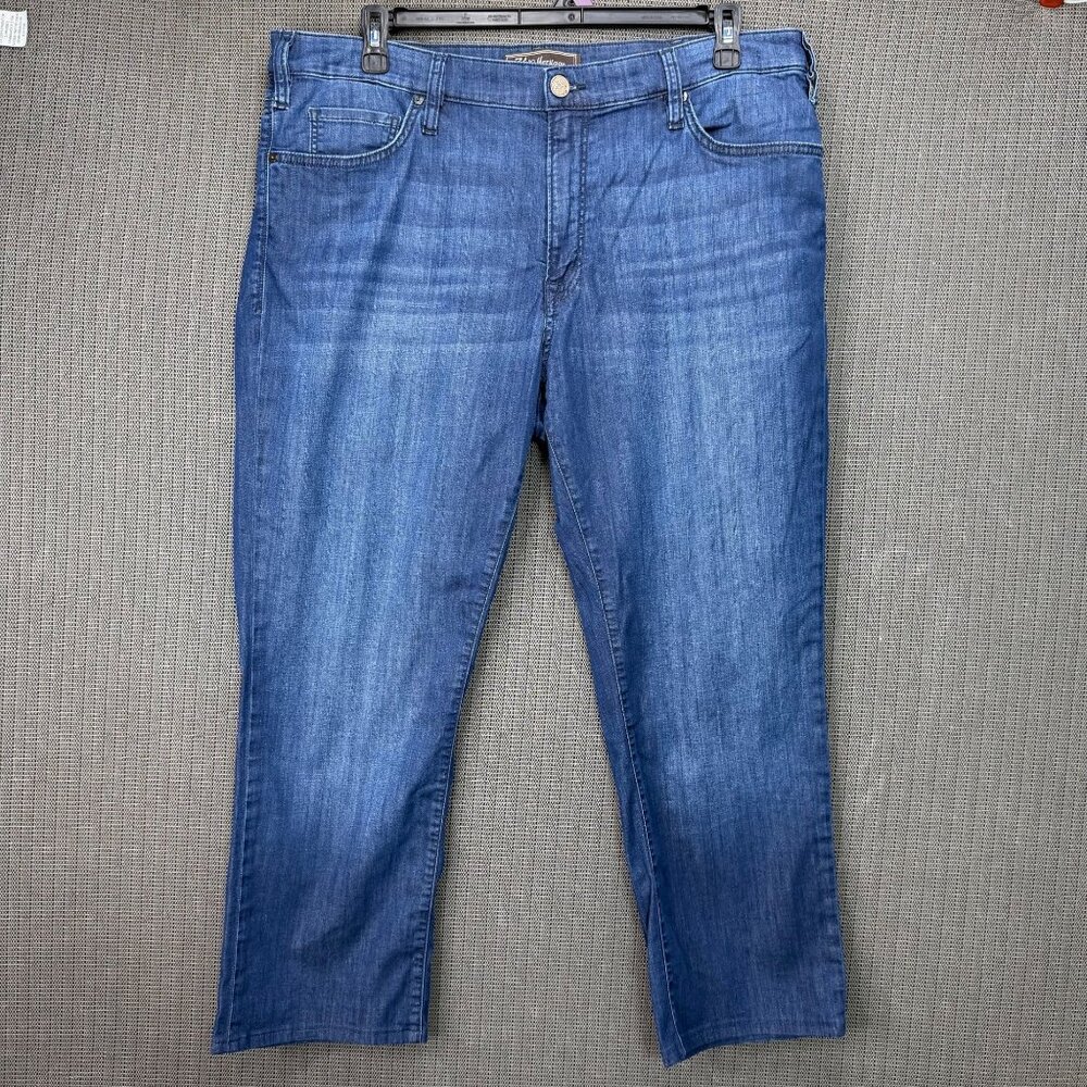 34 Heritage Charisma Comfort-Rise Classic Mens Jeans 40/32 Relaxed Fit Blue Deni